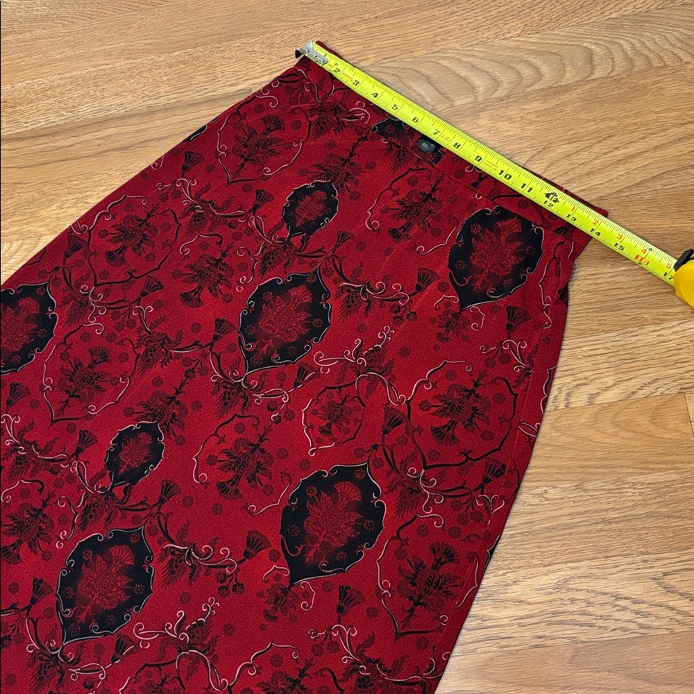 Vintage 1990’s Susan Lawrence red and black top and skirt set. Size S/M. - Picture 15 of 17